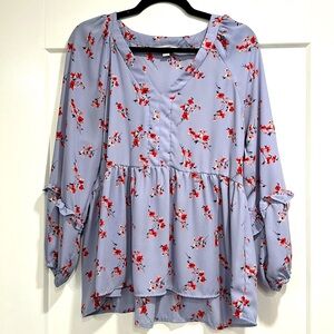 Flowered blouse
